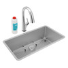 Elkay Crosstown 16 Gauge Stainless Steel 32-1/2" x 18" x 10", Single Bowl Undermount Sink Kit with Filtered Faucet