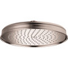 AXOR 28374821 Montreux Shower Head 240 1-Jet, 1.75 GPM in Brushed Nickel