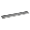 Infinity Drain 48" A 10048 PS Linear Drain Grate: Polished Stainless