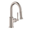 AXOR 16584831  Montreux 2-Spray Prep Kitchen Faucet, Pull-Down Polished Nickel