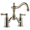 Brizo 65536LF-PN-ECO Tresa Two-Handle Widespread Bridge Lavatory Faucet 1.2 GPM With PopUp: Polished Nickel