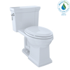 TOTO Promenade II 1G One-Piece Elongated 1 GPF Universal Height Toilet with CeFiONtect - Cotton White - MS814224CUFG#01