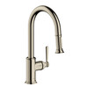 AXOR 16582001  Montreux 2-Spray Semi-Pro Kitchen Faucet Chrome