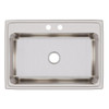 Elkay Lustertone Classic Stainless Steel 31" x 22" x 10-1/8" 2-Hole Single Bowl Drop-in Sink with Quick-clip