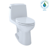 TOTO MS854114ELG#01 Eco UltraMax One-Piece Elongated 1.28 GPF ADA Compliant Toilet with CeFiONtect: Cotton White