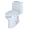 TOTO MS854114ELG#01 Eco UltraMax One-Piece Elongated 1.28 GPF ADA Compliant Toilet with CeFiONtect: Cotton White