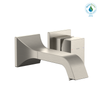 TOTO GC 1.2 GPM Wall-Mount Single-Handle Bathroom Faucet with COMFORT GLIDE Technology, Brushed Nickel - TLG08307U#BN