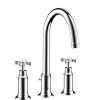 AXOR 16513821 Montreux Widespread Faucet w/Cross Handle Brushed Nickel