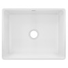 Elkay Fireclay 24-7/16" x 19-11/16" x 9-1/8" Single Bowl Farmhouse Sink, White