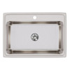 Elkay Lustertone Classic Stainless Steel 31" x 22" x 10-1/8" 1-Hole Single Bowl Drop-in Sink with Perfect Drain