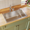 Elkay Lustertone Classic Stainless Steel 31" x 22" x 11-5/8" 3-Hole Single Bowl Drop-in Sink