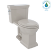 TOTO Promenade II One-Piece Elongated 1.28 GPF Universal Height Toilet with CeFiONtect - Bone - MS814224CEFG#03