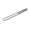 Infinity Drain 48" S-LTIFAS 6548 SS Linear Drain Kit: Satin Stainless