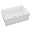 Elkay Fireclay 30" x 19-15/16" x 9-1/8" Single Bowl Farmhouse Sink White