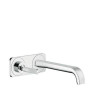 AXOR 36115001 Citterio E Widespread Wallmounted Lavatory Faucet w/ Plate Chrome