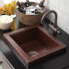 Native Trails CPS233 CANTINA PRO Hammered Copper Undermount Bar/Prep Sink Antique Finish