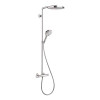 Hansgrohe 27129401 Raindance Select S 240 Showerpipe, 2.5 GPM Chrome/White