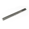 Infinity Drain 48" SAS 6548 SS Linear Drain Kit: Satin Stainless