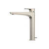 TOTO GE 1.2 GPM Single Handle Vessel Bathroom Sink Faucet with COMFORT GLIDE Technology, Brushed Nickel - TLG7305U#BN