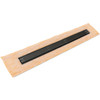 Infinity Drain 60" FCSTIF 6560 BK Linear Drain Kit: Matte Black