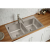 Elkay Lustertone Classic Stainless Steel 37" x 22" x 10-1/8" 2-Hole Equal Double Bowl Drop-in Sink