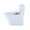 TOTO Legato One-Piece Elongated 1.28 GPF Toilet with CeFiONtect and SoftClose seat, WASHLET+ ready, Cotton White - MS624234CEFG#01
