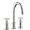 AXOR 16514001 Montreux Widespread Faucet, w/Lever Handle Chrome