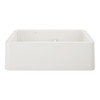 Blanco 402324: Ikon Collection 33" Apron Double Bowl Farmhouse Sink with Low Divide - White