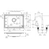 Elkay Lustertone Classic Stainless Steel 25" x 17" x 4-1/2", 4-Hole Single Bowl Drop-in Classroom ADA Sink Kit