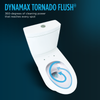 Toto Aquia IV One Piece Elongated Auto Flush Washlet+ Ready Universal Height Toilet Dual Flush 0.9 and 1.28 GPF with SS124 SoftClose Seat in Ebony