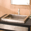 Native Trails CPS546 TATRA: Hammered Copper Bathroom Sink