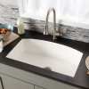 Native Trails NSKQ3320-P Farmhouse Quartet Kitchen Sink: Pearl