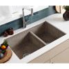 Native Trails NSKD3321-A Farmhouse Double Bowl Kitchen Sink: Ash