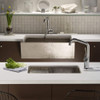Native Trails CPS533 CANTINA PRO: Hammered Copper Undermount Bar/Prep Sink: Brushed Nickel Native Trails CPS533 CANTINA PRO: Hammered Copper Undermount Bar/Prep Sink: Brushed Nickel