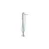 Hansgrohe 32532821 Metropol Freestanding Tub Filler Trim with Lever Handle with 1.8 GPM Handshower Brushed Nickel
