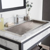 Native Trails CPS500 Trough 30 Bathroom Sink Brushed Nickel