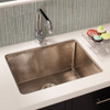 Native Trails CPK579 Cocina 24" Copper Kitchen Sink: Brushed Nickel