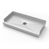 Infinity Drain 30"x 60" BCC-3060NS-SS Shower Base Kit: Satin Stainless