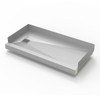 Infinity Drain 30"x 60" BCL-3060NS-SS Shower Base Kit: Satin Stainless