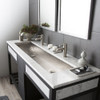 Native Trails CPS508 Trough 48" Bathroom Sink: Brushed Nickel Native Trails CPS508 Trough 48" Bathroom Sink: Brushed Nickel