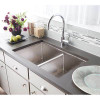 Native Trails CPK576 Farmhouse Duet Copper Kitchen Sink Brushed Nickel