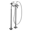 AXOR 16562001 Montreux 2-Handle Freestanding Tub Filler Trim with Cross Handles and 1.8 GPM Handshower in Chrome