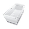Toto Acrylic Freestanding Aimes Cotton Polished Nickel - ABF626N#01DPN