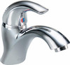 Delta 23C644 Two Handle Widespread Lavatory Faucet with Gooseneck Spout - Less Pop-Up CHROME