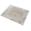 TOTO Maris 20-5/16" x 15-9/16" Oval Undermount Bathroom Sink with CeFiONtect - Sedona Beige - LT481G#12