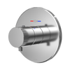 Toto Round Thermostatic Mixing Valve Shower Trim, Polished Chrome - TBV01406U#CP