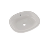 TOTO Maris 17-5/8" x 14-9/16" Oval Undermount Bathroom Sink with CeFiONtect - Colonial White - LT483G#11