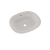 Toto Maris 17-5/8" x 14-9/16" Oval Undermount Bathroom Sink with CeFiONtect - Colonial White - LT483G#11