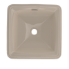 TOTO Connelly Square Undermount Bathroom Sink with CeFiONtect - Bone - LT491G#03