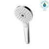 TOTO G Series Round Three Spray Modes 4 inch 1.75 GPM Handshower with ACTIVE WAVE, COMFORT WAVE, and WARM SPA, Polished Nickel - TBW01011U4#PN